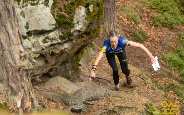 Na krátké trati šampionátu orienťáku si nejlépe vedl Rakušan a Švédové
