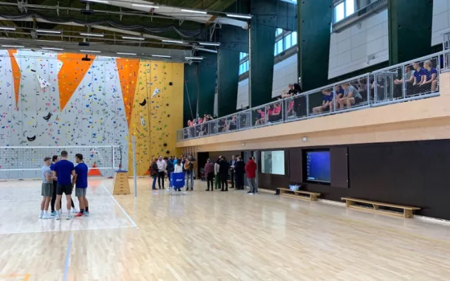Sportovní haly univerzity v Harcově už opět fungují. Rekonstrukce vyšla na 122 milionů