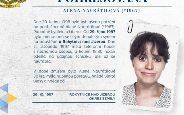 Vražda v Liberci i roky pohřešované ženy. Policie vydala kalendář nevyřešených případů