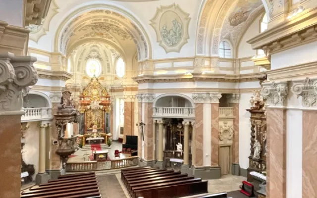 Bazilika s hrobem sv. Zdislavy v Jablonném v Podještědí oficiálně otevře po dvouleté opravě