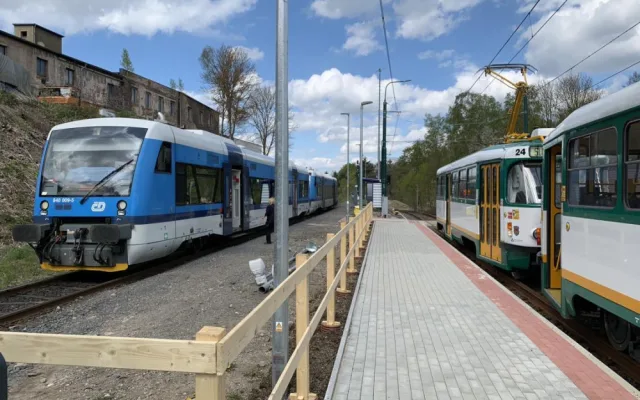 Tramvaje se vrací na trať do Jablonce, jízda bude o dvě minuty rychlejší