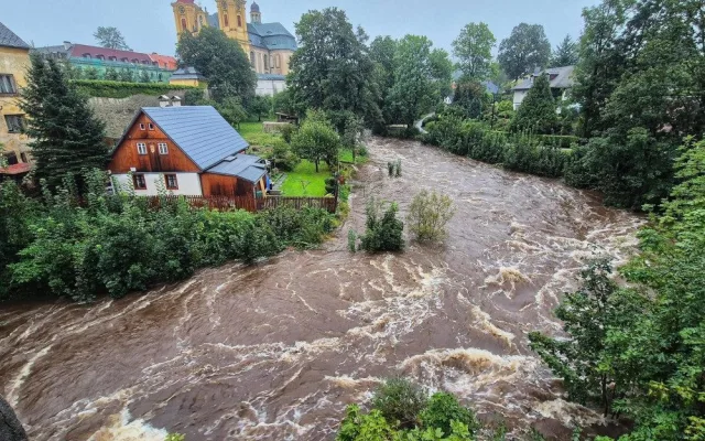 Smědá v Hejnicích v sobotu ráno