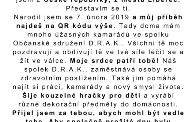 Sdružení D.R.A.K. vyslalo Medvídka Nebojsu do světa. Pomáhá dětem v kyjevské nemocnici