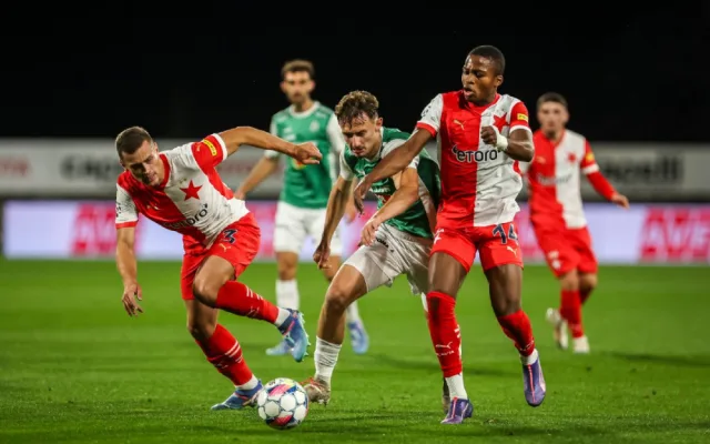 Jablonec doma podlehl vedoucí Slavii Praha těsně 1:2