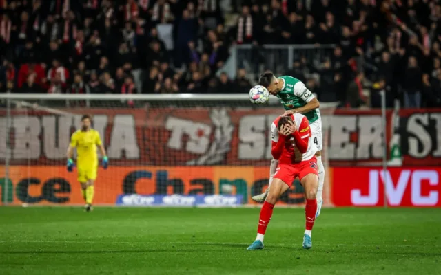 Jablonec doma podlehl vedoucí Slavii Praha těsně 1:2