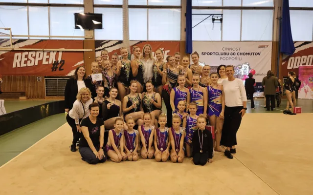 Úspěšné oblastní přebory libereckých moderních gymnastek. Všechny si odvezly medaile