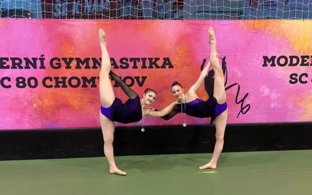 Úspěšné oblastní přebory libereckých moderních gymnastek. Všechny si odvezly medaile