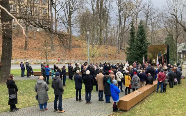 V Liberci zazněly u příležitosti výročí 17. listopadu osobní vzpomínky, připomínky naděje, ale i varování
