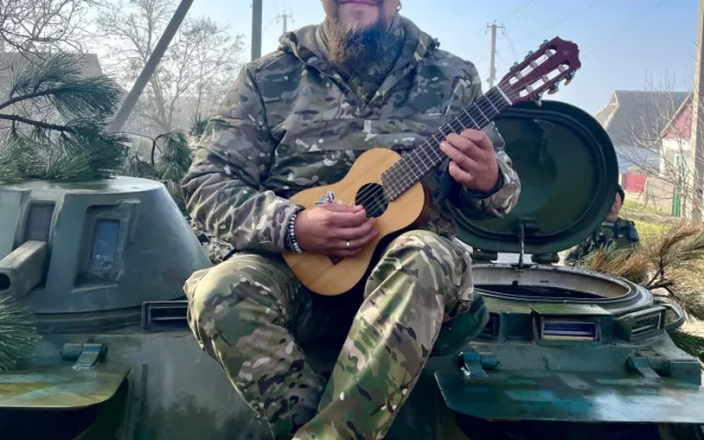 Nikdy se veteránů neptejte, kolik lidí zabili, říká Andrij Žolob z centra pro vojenské veterány ve Lvově