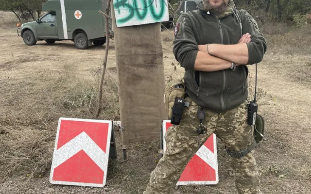 Nikdy se veteránů neptejte, kolik lidí zabili, říká Andrij Žolob z centra pro vojenské veterány ve Lvově