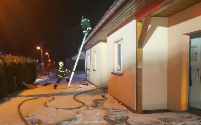 Požár rodinného domu v Liberci způsobil škodu za pět milionů korun