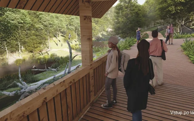Liberecká zoo bude jedou tak velká, v okolí amfiteátru vyroste nová část nazvaná Údolí ohrožené divočiny