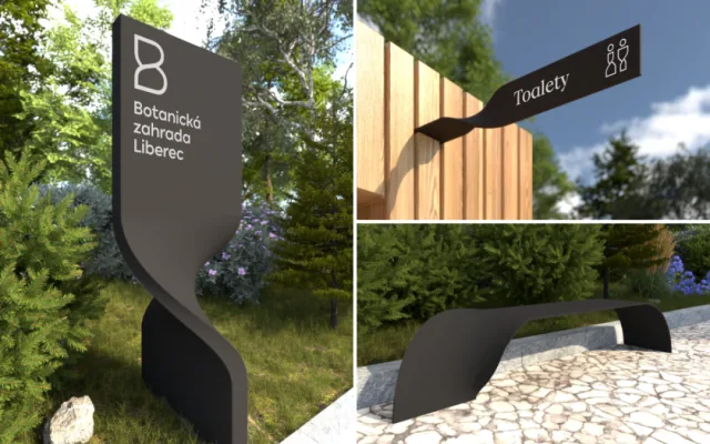 Nejstarší městská botanická zahrada, ta liberecká, má novou vizuální identitu a nové logo