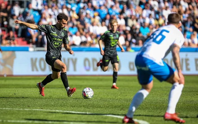 Jablonec vyhrál v Ostravě 2:1 a zkomplikoval Baníku boj o druhé místo
