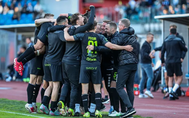 Jablonec vyhrál v Ostravě 2:1 a zkomplikoval Baníku boj o druhé místo
