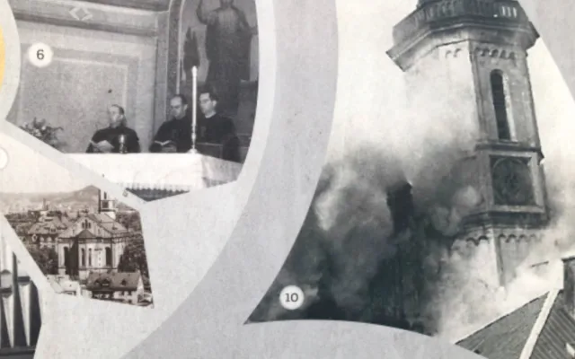 Historii evangelického kostela dnes připomíná naučná tabule. Foto: David Pluhař