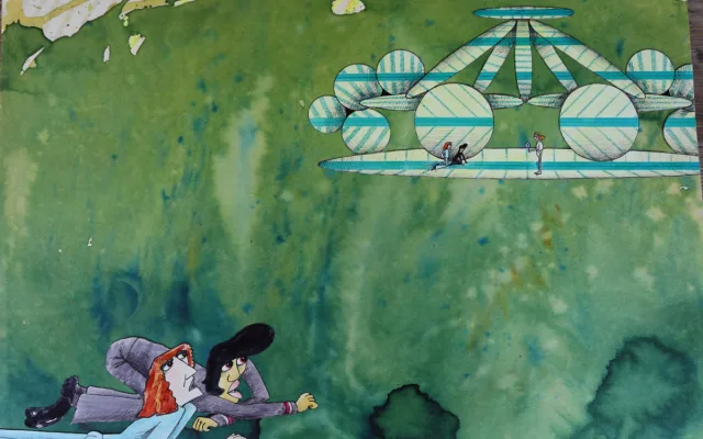 Galerie Lázně připravila výstavu děl Šťastného vzduchoplavce české animace