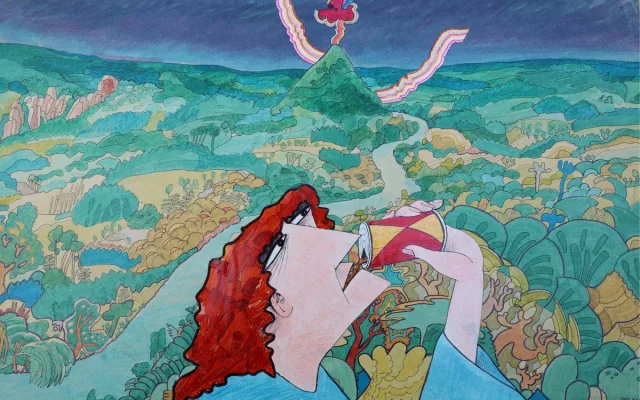 Galerie Lázně připravila výstavu děl Šťastného vzduchoplavce české animace