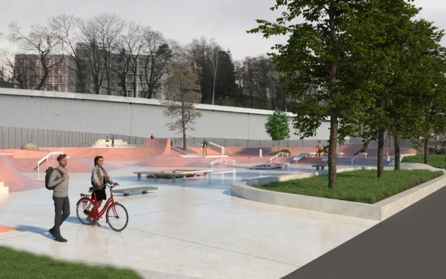 Skatepark v Liberci se po 27 letech dočká modernizace, otevře za rok na podzim