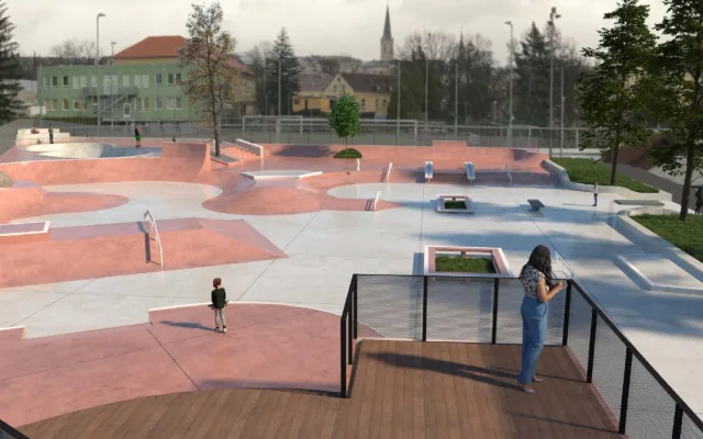 Skatepark v Liberci se po 27 letech dočká modernizace, otevře za rok na podzim