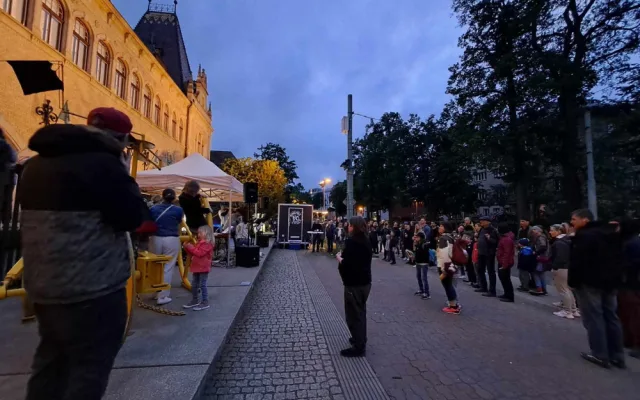 Foto z Muzejní noci pod Ještědem v roce 2024.