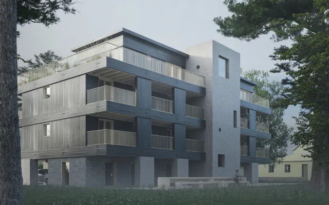 Nový park i bytový dům. Nový Bor hledá, co s prostorem za poliklinikou