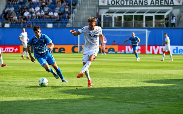 Slovan remizoval ve strhujícím utkání v Mladé Boleslavi 3:3