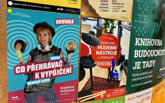 V Liberci vznikla nabušená kreativní knihovna. V kraji nemá obdoby