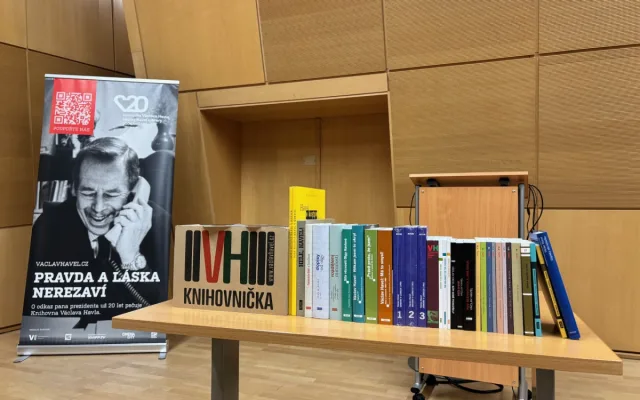 Václav Havel zemřel o 10 let dříve, dozvěděl se ekonom Sedláček v knihovně v Liberci