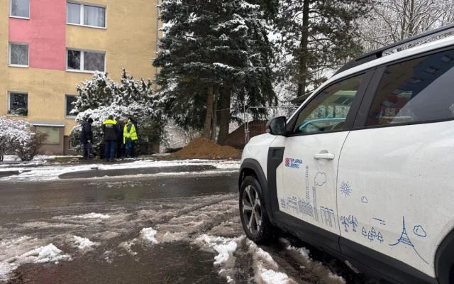 V Liberci je na sídlišti Broumovská od rána bez tepla na 500 bytů. Kvůli havárii
