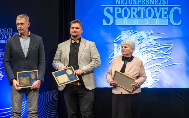 Sportovcem Jablonecka za minulý rok je fotbalista Jan Chramosta