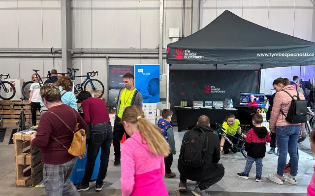 Projekt Na kole jen s přilbou se představil na veletrhu FOR BIKES