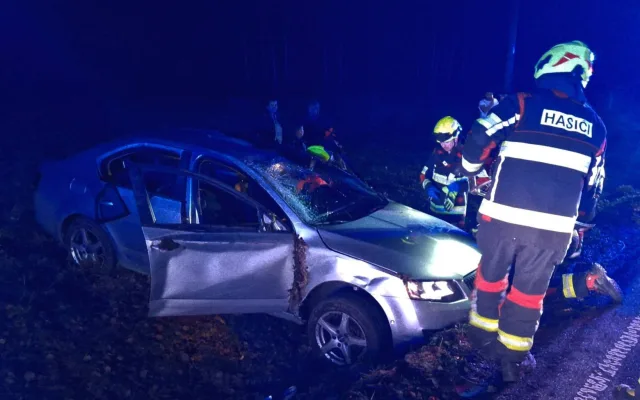 Při nehodě v Hrádku nad Nisou – Dolní Suché byli večer zraněni čtyři lidé