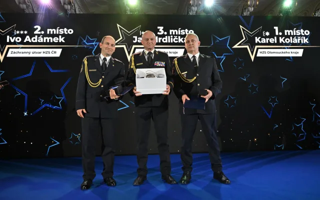 Hasičem roku je českolipský velitel profíků Dan Schwamberger, ocenění získal za záchranu života