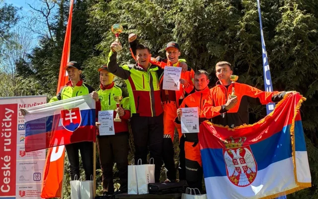 Nejlepším juniorským dřevorubcem republiky je Jan Šejnoha z Frýdlantu. Znovu po roce