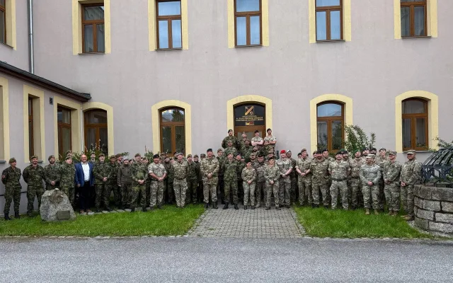 Liberecké kasárny hostily mezinárodní cvičení NATO, zapojily se vojáci z Francie, Británie i USA