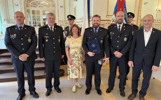 Třetí místo v soutěži Okrskář roku obsadil Jakub Vorel z obvodního oddělení policie Doksy.