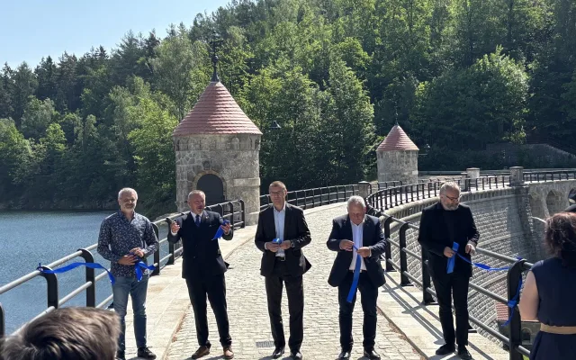 Konečně. Hráz liberecké přehrady je po rekonstrukci znovu přístupná veřejnosti