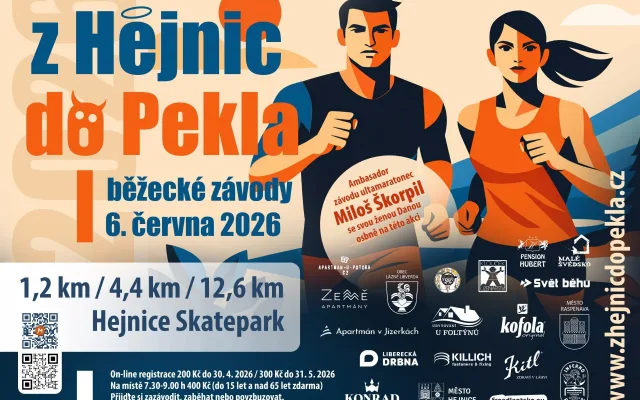 Z Hejnic až do Pekla. Běžecké závody pro všechny odstartují z Hejnic v sobotu