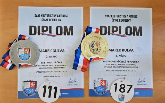 Policista z liberecké dopravky ovládl Mistrovství ČR ve fitness, jeho forma neměla konkurenci