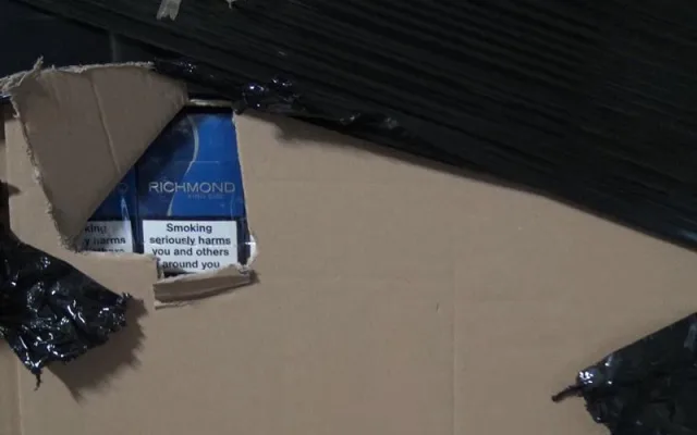 Nelegální výrobna cigaret