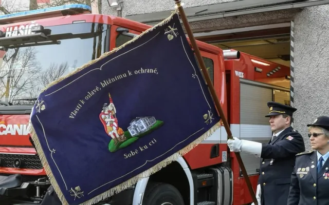 Nová cisterna hasičů ve Vesci