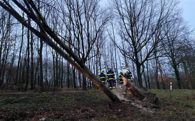 Vichřice Sabine na Liberecku