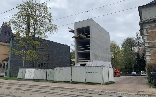 Stavba penzionu na Masarykově třídě