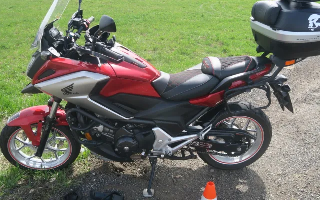 Nehoda motorek u Loužnice