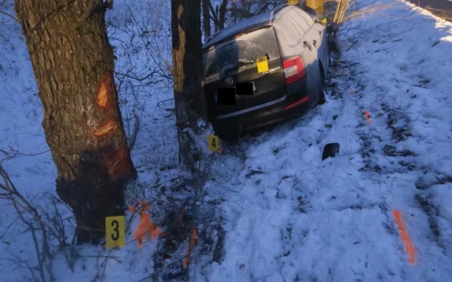 Pod vlivem alkoholu narazila do tří stromů