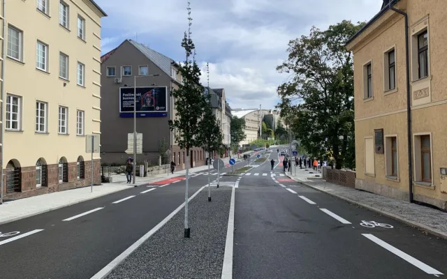 Rekonstrukce Sokolské ulice je u konce