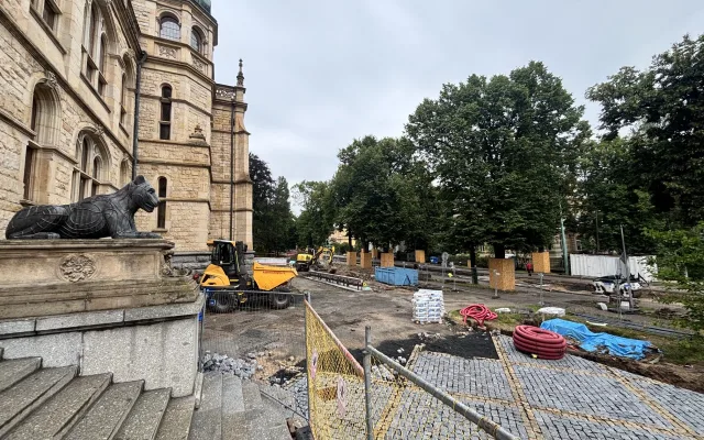 Za obnovu parku u Severočeského muzea v Liberci zaplatí kraj o 11,4 milionu víc