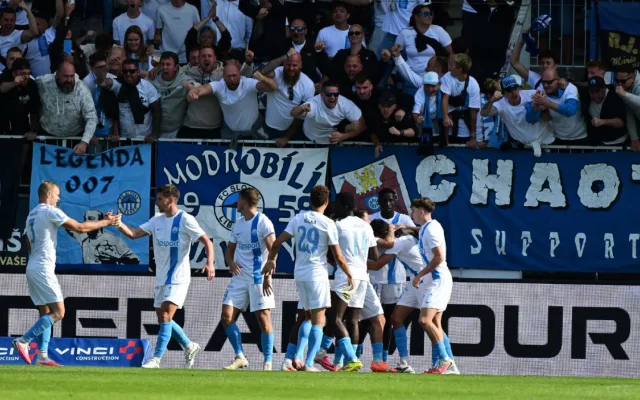 V Podještědském derby zvítězil Slovan 2:1. Rozhodl hostující Vasil Kušej