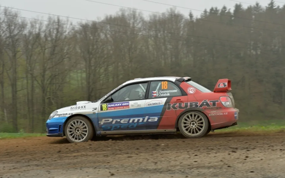 Josef Zimmermann na trati Rally Lužické hory. Foto: Bohumil Hlávka
